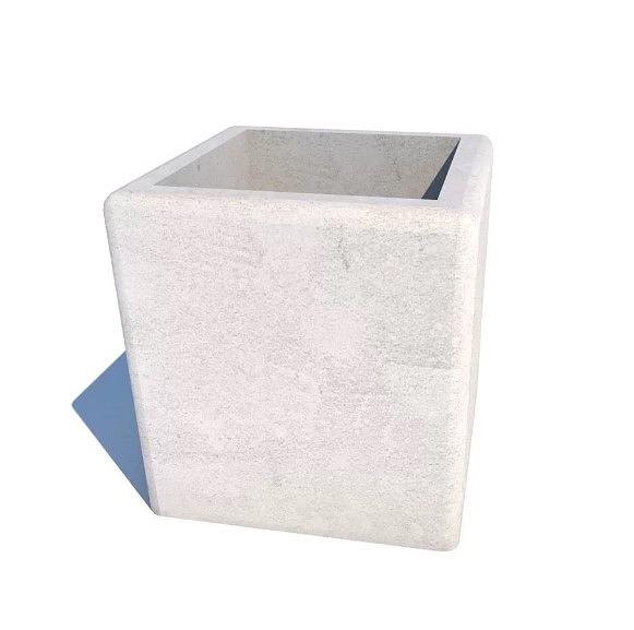 Вазон из архитектурного камня "Куба" фото 1