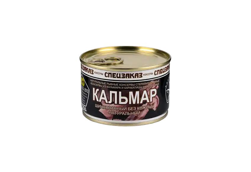 Кальмар натуральный «Спецзаказ» 250 г, ж/б фото 1