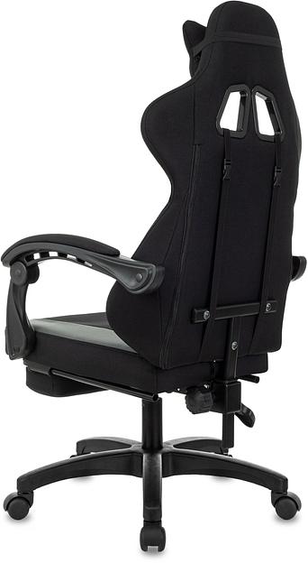 Кресло игровое Zombie Weaver черный/серый с подголов. крестов. пластик подст.для ног пластик черный фото 5