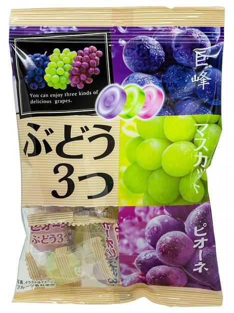 Карамель леденцовая Pine, виноградное трио (3 вида сочного винограда) 85г фото 1