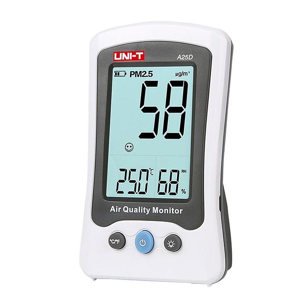 Прочие измерители UNI-T Измеритель качества воздуха A25D, может использоваться в домах, офисах, отелях, школах, фабриках, больницах, ресторанах и других общественных местах, точность +-1C фото 1