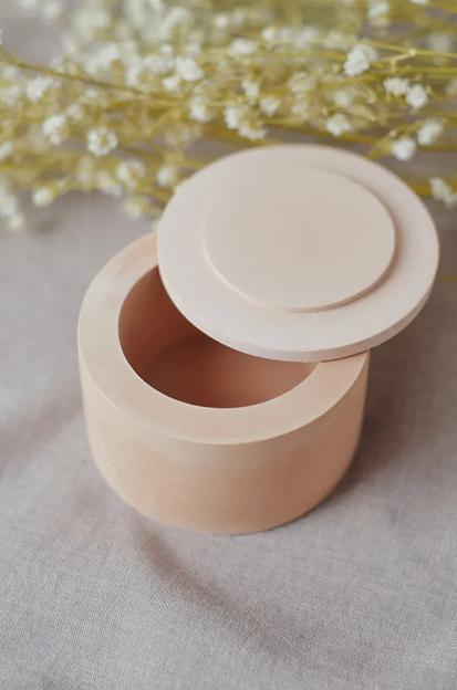 Силиконовый молд «Половинка цилиндра S» для изготовления подсвечника с крышкой ОПТ фото 5