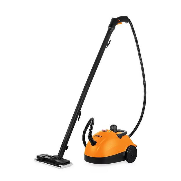 Пароочиститель Kitfort КТ-9136-2 черно-оранжевый фото 1