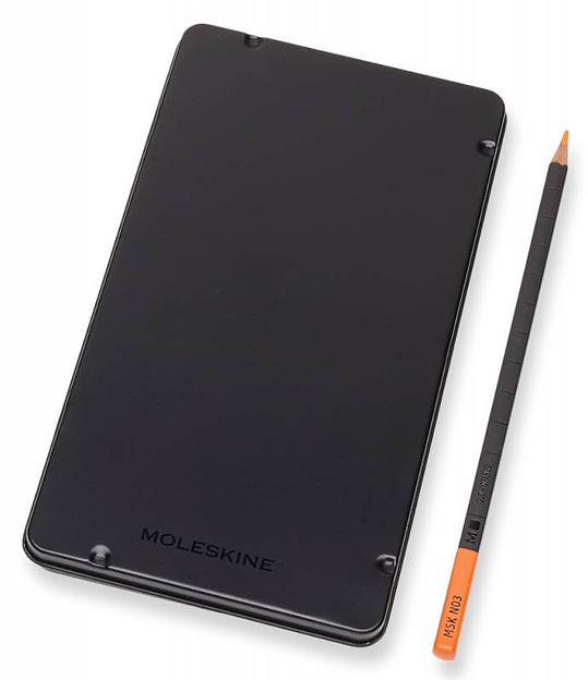 Карандаши цветные акварельные Moleskine WATERCOLOUR EW7P12COLA 12цв. мет.кор. фото 3