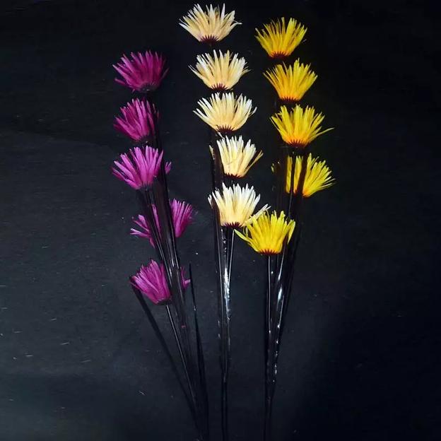 Сухоцвет астры на ветке 932-02 (цена за ветку) 150см фото 1