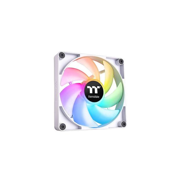 Вентилятор Thermaltake CT120 Sync 2шт, 120мм, 4-pin, 2000об/мин, 25.8 дБ, ARGB, белый, Ret [cl-f153-pl12sw-a] фото 1