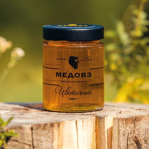 Мёд Цветочный 350 г фото 1