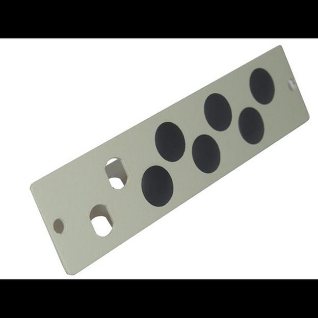 Пластиковые заглушки для круглых отверстий в оптических кроссах SNR-PLUG-FC (100шт) фото 2