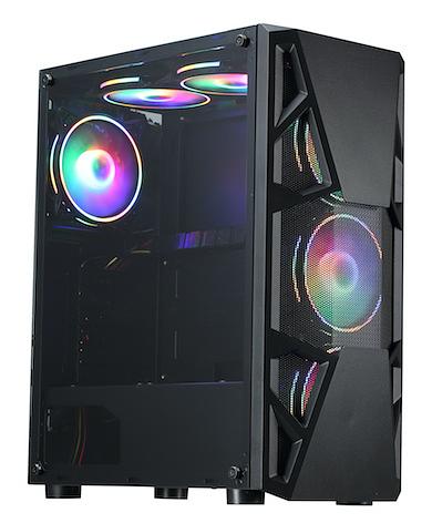 Корпус Formula CL-3303B RGB черный без БП ATX 6x120mm 2xUSB2.0 1xUSB3.0 audio bott PSU фото 1