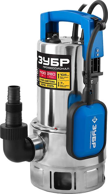 Насос дренажный Зубр серия «Профессионал» НПГ-Т3-1100-С ОПТ фото 4