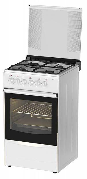 Плита Комбинированная Darina 1B КM 441 301 W белый реш.эмаль фото 1