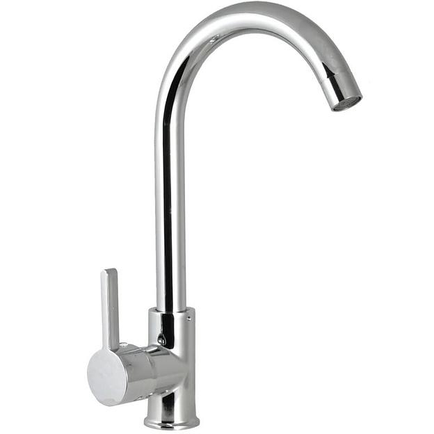 Смеситель для мойки одноручный Juguni с поворотным R-изливом, 35 картридж фото 1