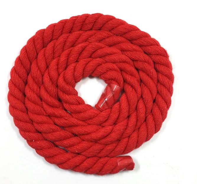 Канат хлопковый красный, 6 мм фото 5