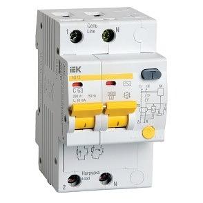 Iek MAD10-2-010-C-010 Диф. автомат АД12 2Р 10А 10мА ИЭК фото 1