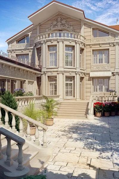 Травертин бежево-коричневый, 1 (первый) слой  "Сары-Таш"  ОПТ фото 2