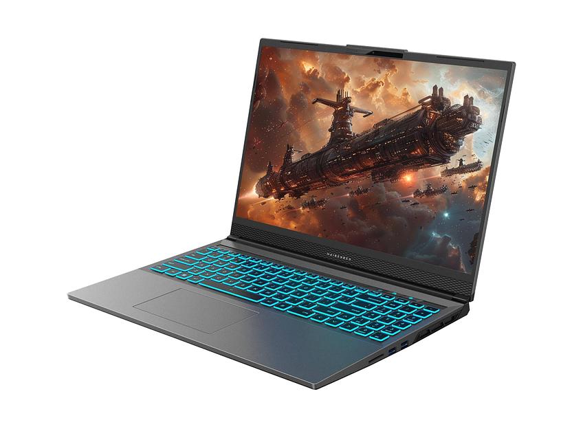 Ноутбук Maibenben X16A-R77446 16" FHD IPS 120Hz, AMD R7-7435HS, 16Gb, 512Gb SSD, NVidia RTX4060 8Gb, Linux, серый фото 1