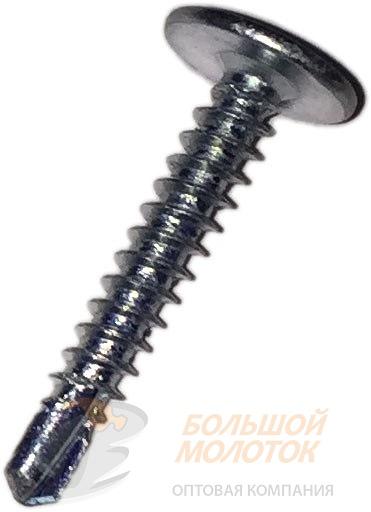 Саморез полусф. с прессшайб. МЦСП сверло 4,2*25 цинк 200 шт /32 фото 1