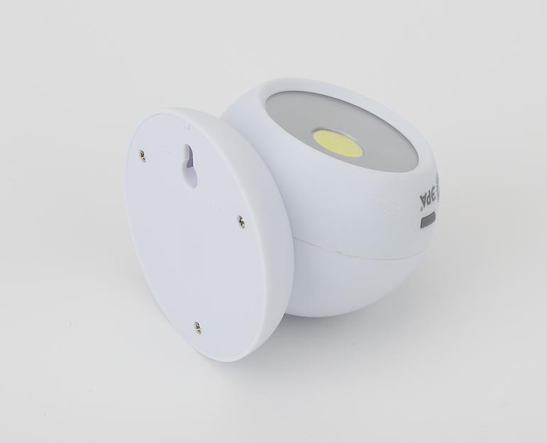 ЭРА Б0036607 SB-801 Фонарь ЭРА пушлайт "Сфера-1" [5Вт. COB, 3xAAA, магнит, бл.] (12/48/576) фото 4