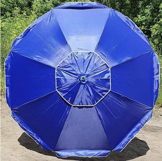 Зонт-пляжный (садовый) «Diniya» 110 см Х8К Синий, опт фото 1