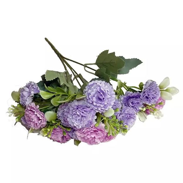 Букет гвоздички 15 голов на 5 веток 28см фото 6