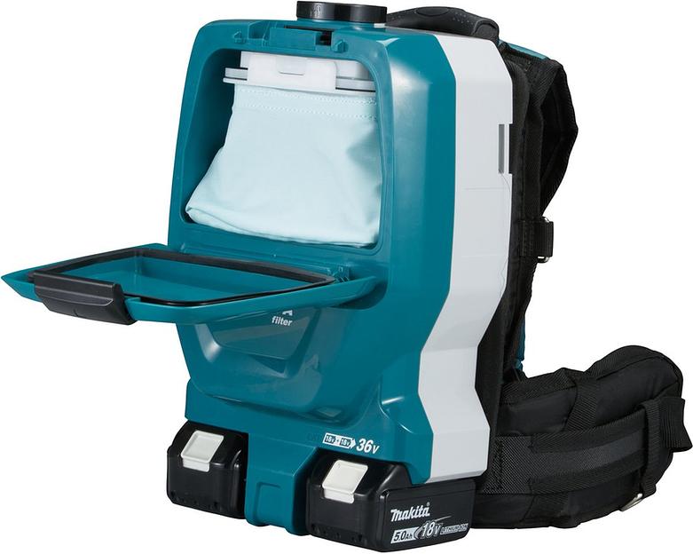 Строительный пылесос Makita DVC265ZXU (уборка: сухая) зеленый фото 2