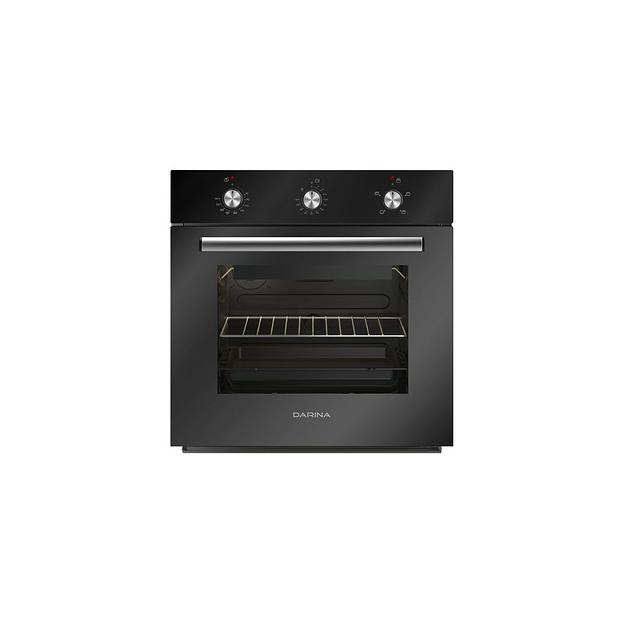 Духовой шкаф Darina 1U BDE 111 701 At, антрацит/стекло черное фото 1