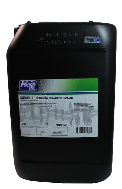 Моторное масло для грузовой техники Nord Oil Diesel Premium 0W-40 CJ-4/SN ОПТ фото 5