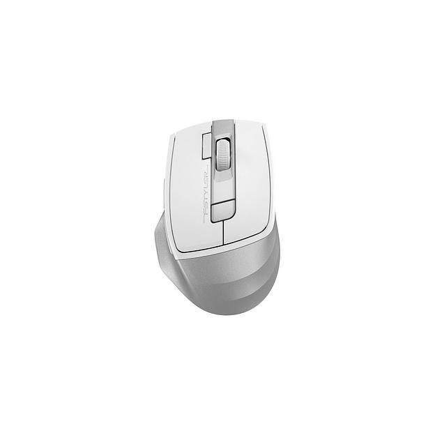 Мышь беспроводная A4TECH Fstyler FG45CS Air2, радио, оптическая, USB, 2000dpi, белый и серебристый [fg45cs air2 usb (silver white)] фото 1