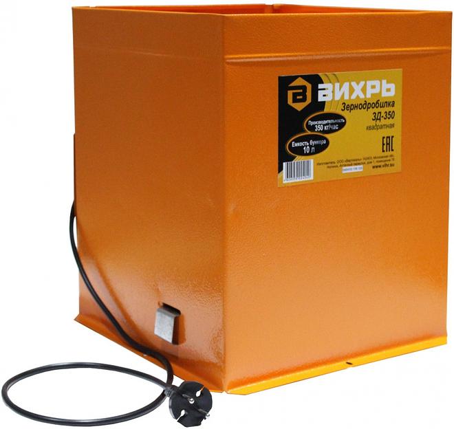 Зернодробилка Вихрь ЗД-350 1350Вт 350кг/ч 10л (74/2/1) фото 1
