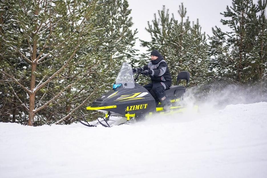 Снегоход Бурлак Азимут 20 л.с., подвеска: катковая, 2900*1110*1280 мм фото 4