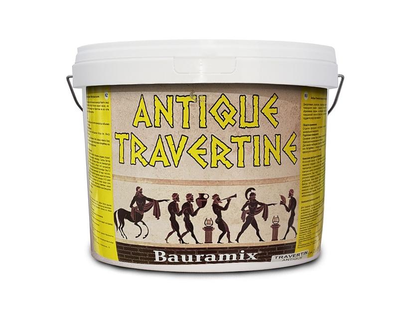 Декоративная штукатурка «Travertine» античная, цвет Travertin белый, 25 кг ОПТ фото 1