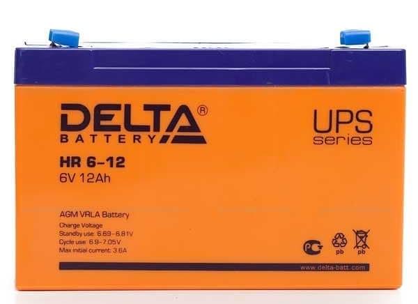 Аккумуляторная батарея Delta HR 6-12 фото 1