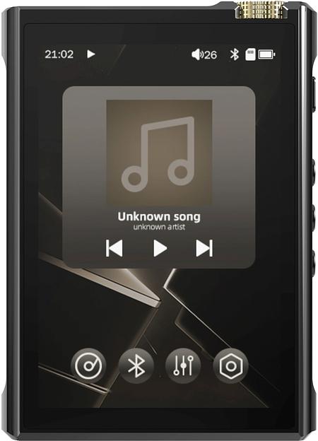 Плеер Hi-Fi Flash Digma Pro XT7 черный/золотистый/3.5"/FM/microSD/microSDHC фото 1