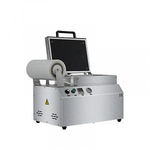 Ручной вакуумный пищевой скин-упаковщик HLV-300VST (глубина лотка 40 мм) фото 1