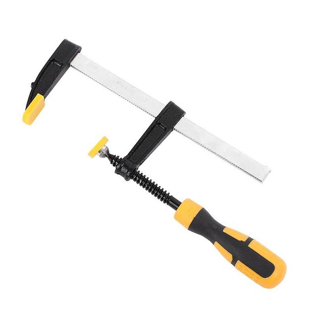 Струбцина F-образная Deli DL110830 300x80 мм, макс. усилие зажима 1500N, резьба 9,5мм фото 1