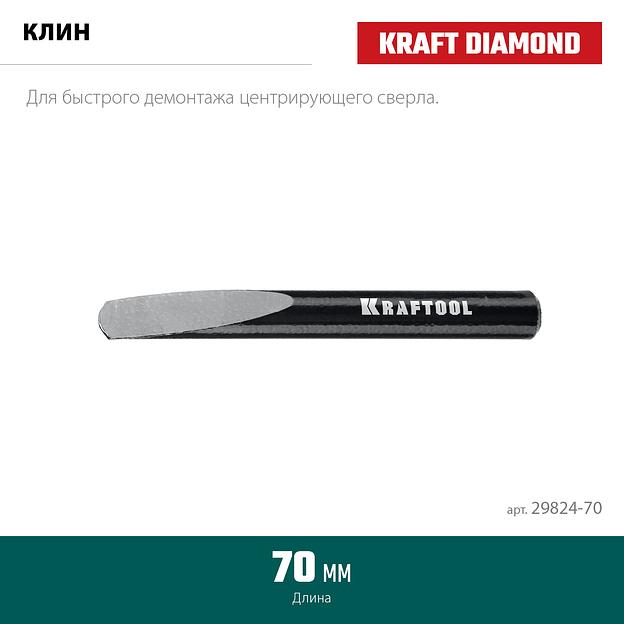 KRAFTOOL 70 мм, Клин для демонтажа (29824-70) фото 2