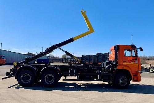 КАМАЗ 6520-23072-53 с крюковым погрузчиком ВК Т20-6000 фото 2