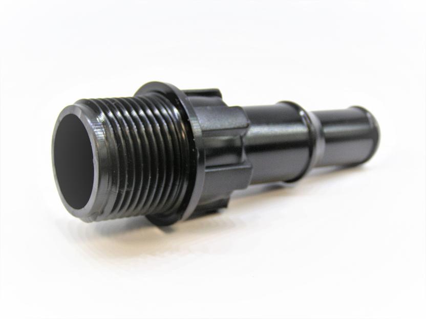 Штуцер с наружной резьбой 3/4 для перехода на шланг 20 или 25 мм фото 2