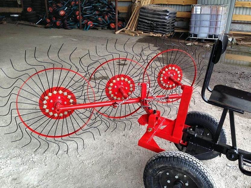 Ворошилка колесно-пальцевая ВМ-3 для мотоблока фото 8