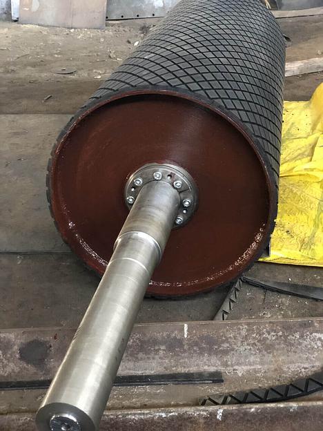 Футеровка приводных, натяжных и отклоняющих барабанов фото 3