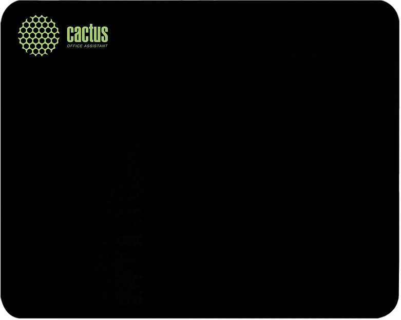 Коврик для мыши Cactus Black 300x250x2мм (CS-MPС-P01M) фото 1