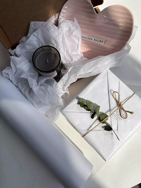 Бумага тишью белая 143 м опт фото 2