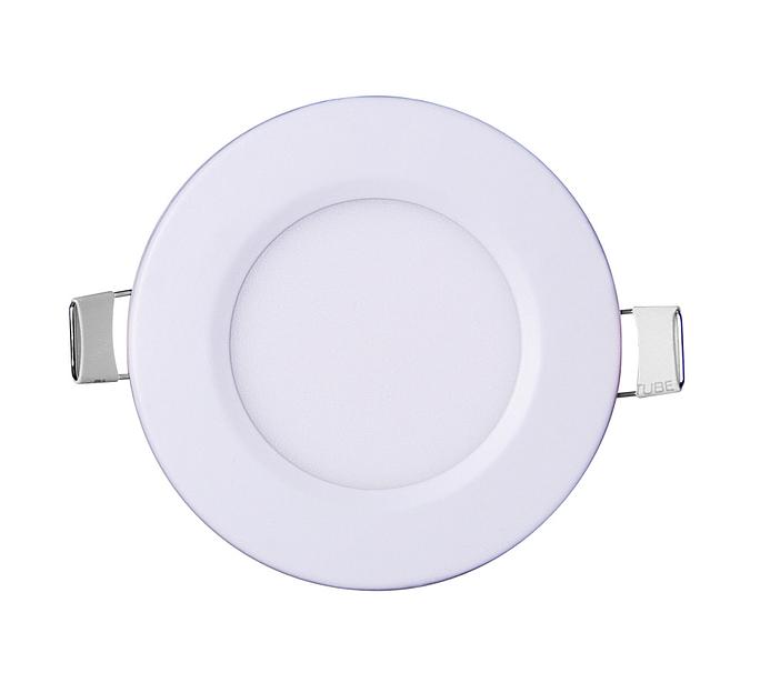 Светильник светодиодный ДВО-3w 4000K 200 Лм IP40 WH d80мм встраиваемый круг JazzWay 5008427A фото 3