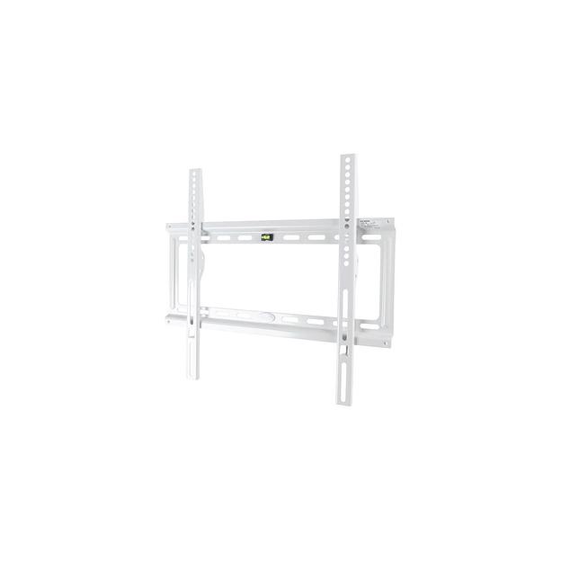 Кронштейн для телевизора Kromax IDEAL-3, 22-65", настенный, фиксированный, белый [26019] фото 1