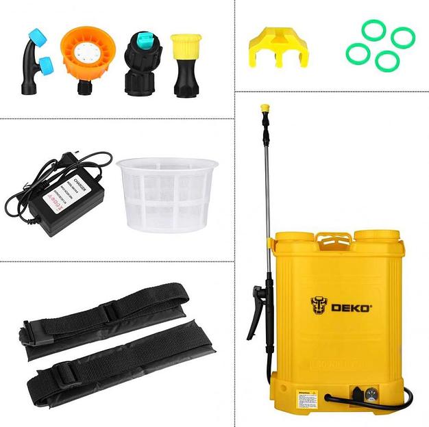 Опрыскиватель Deko DKSP10 аккум. 16л (065-0942) фото 4