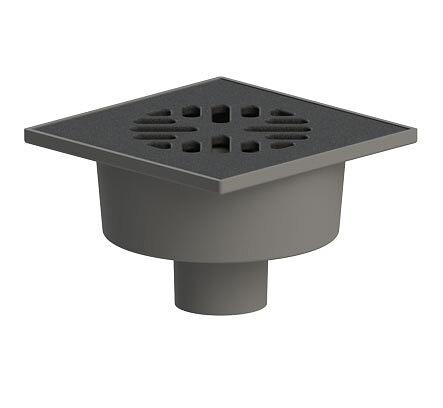 ТП-102.50-150VP(Hs+Ms) Трап с комбинированным затвором и чугунной решеткой Dn50 фото 1