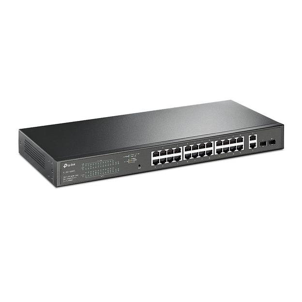 Коммутатор TP-Link JetStream TL-SG1428PE 26G 2SFP 24PoE+ 250W управляемый фото 1