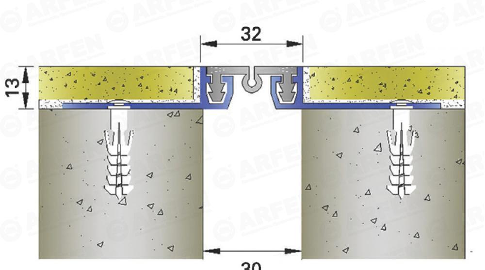 Деформационный шов Arfen «AR 100-030» ОПТ фото 2