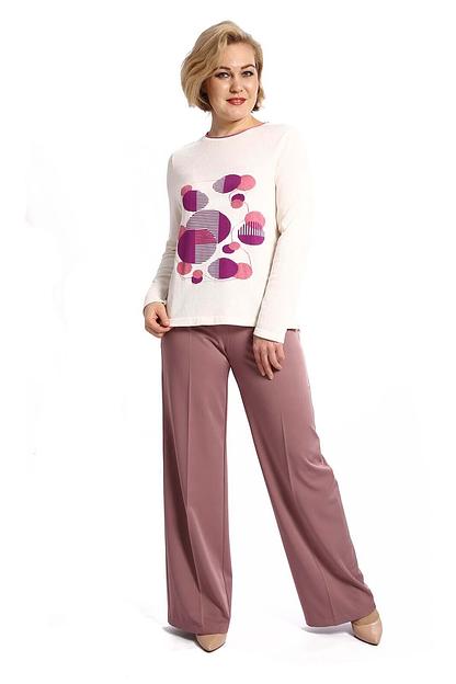 Джемпер женский арт.Л377, белый ОПТ фото 1