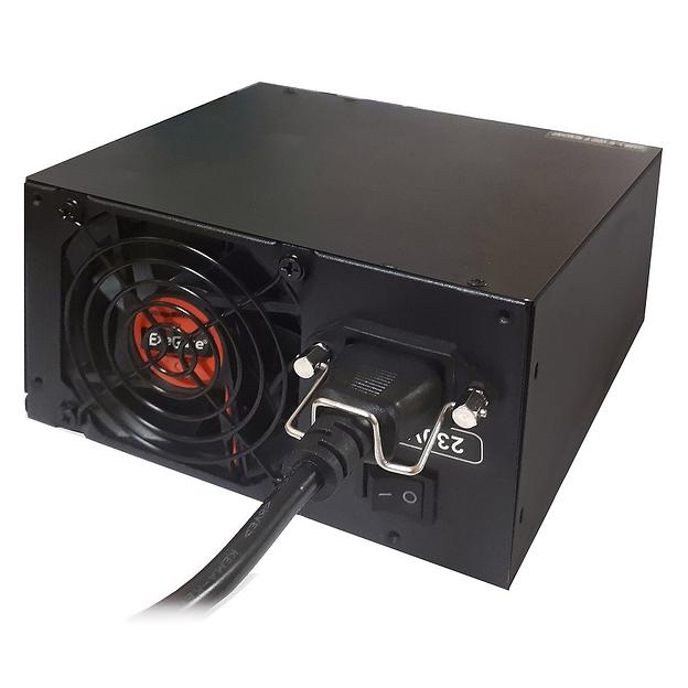 Exegate EX258920RUS-S Блок питания 1200PPX RTL, ATX, SC, black, active PFC, 14cm, 24p+2*(4+4)p,PCI-E, 5*SATA, 4*IDE, FDD + кабель 220V с защитой от выдергивания фото 1